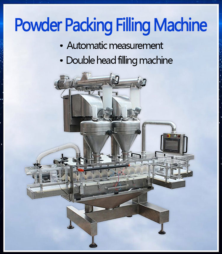 Double Head Powder Filling Machine