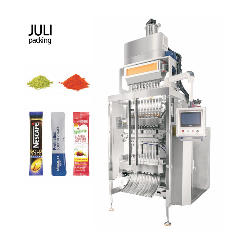 Multi-lane side sealing powder packing machine