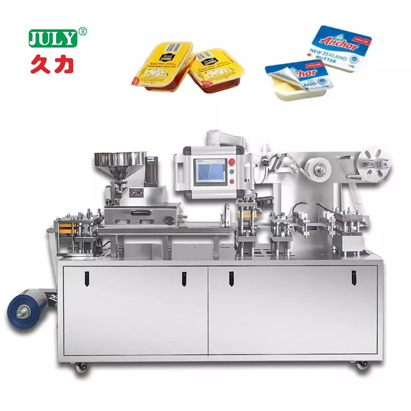Automatic Small Blister Packing Machine For Butter Honey Chocolate Liquid Capsule & Tablet, High Speed Mini Plastic Blister Sealing Equipment