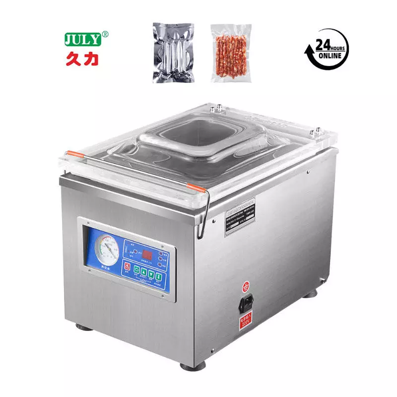 Machine d'emballage sous vide de table à chambre unique | Prolonger la durée de conservation des aliments, anti-Oxydation pour le matériel & Vêtements
