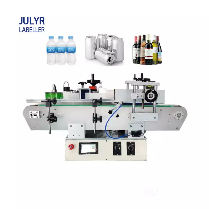 Automatic Round Bottle Labeling Machine | ±0.5mm High Precision Labeler for Beverage & Food Factory