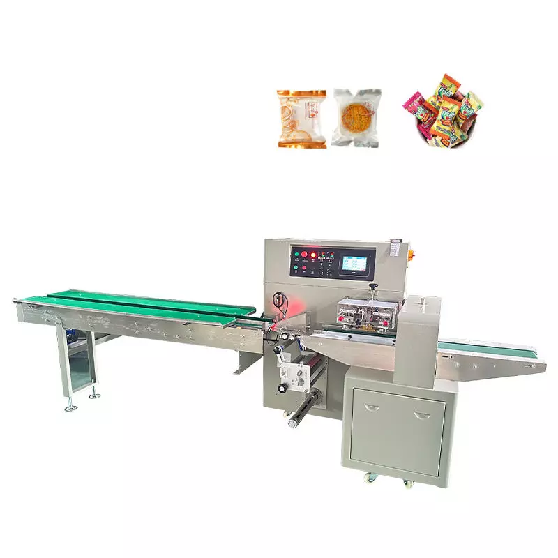 Alto-Confezionatrice per cuscini orizzontali Speed | 40-320 borse/Avvolgitrice a flusso minimo