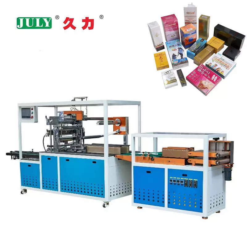 Automatic Cellophane Wrapping Machine | 3D Transparent Film Box Wrapping Equipment