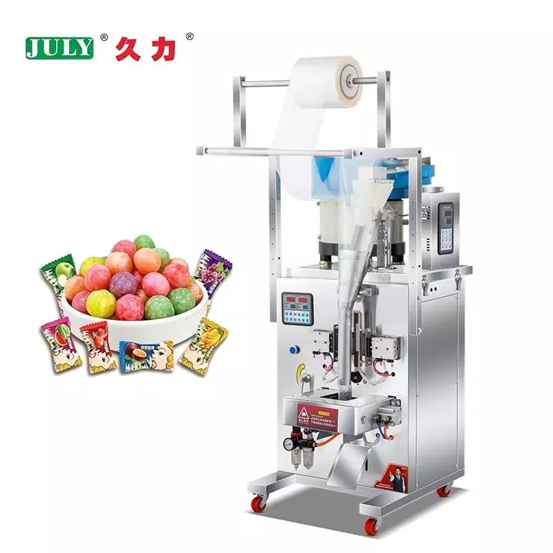 Automatic Candy Counting Packaging Machine | Multi-Vibrator Granule Packing Equipment