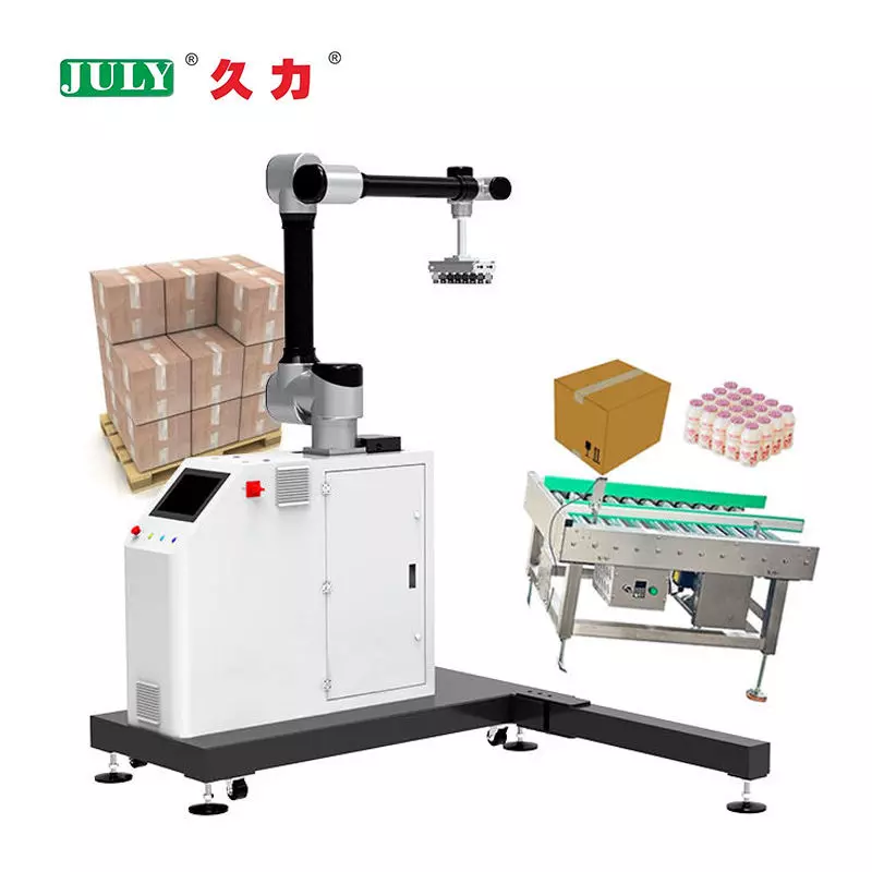 Cobot paletizátor s přísavkou | 30-50kg automatický kartonový paletizační stroj