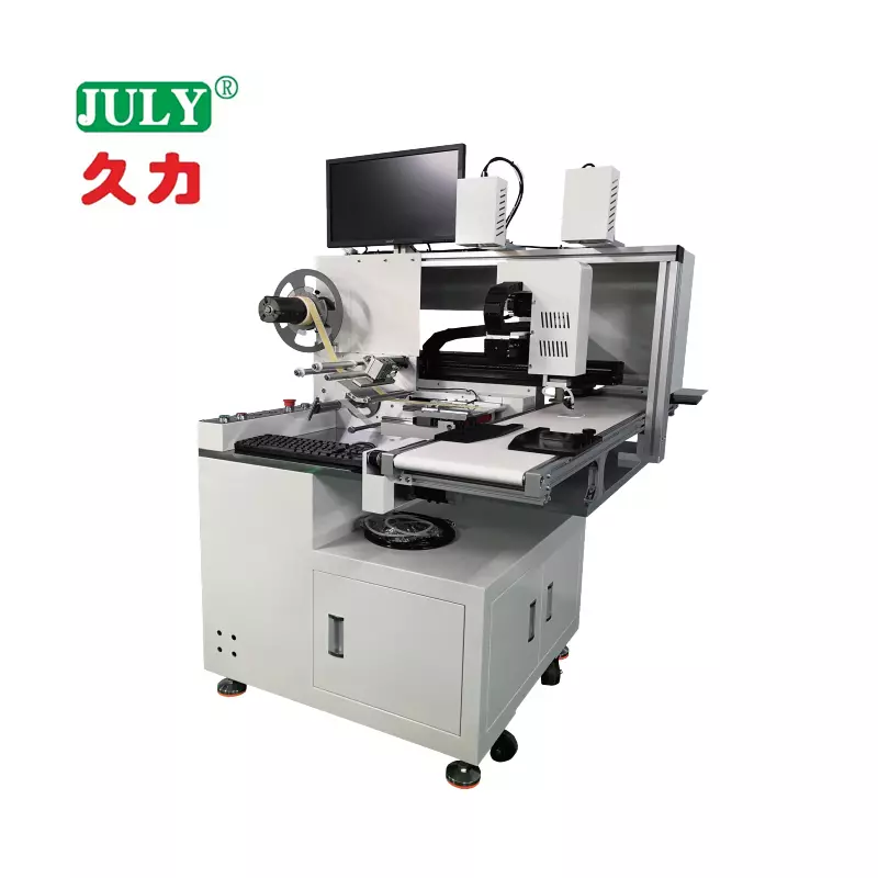 Máquina de rotulagem de visão linear
