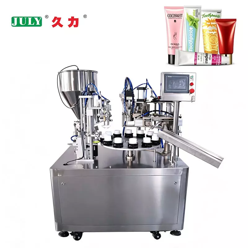 Semi-Automatic Ultrasonic Tube Filling and Sealing Machine for Viscous Paste Laminate Tubes Filler Sealer Machine