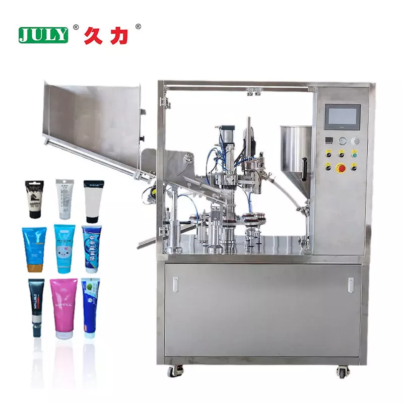 High Speed Automatic Cosmetic Cream Paste Soft Plastic Automatic Toothpaste Tube Filling and Sealing Machine